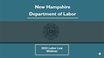 Training Session: 2022 Labor Law Webinar