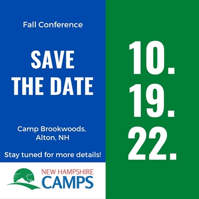 Fall Conference 2022 at Camp Brookwoods, Alton, NH